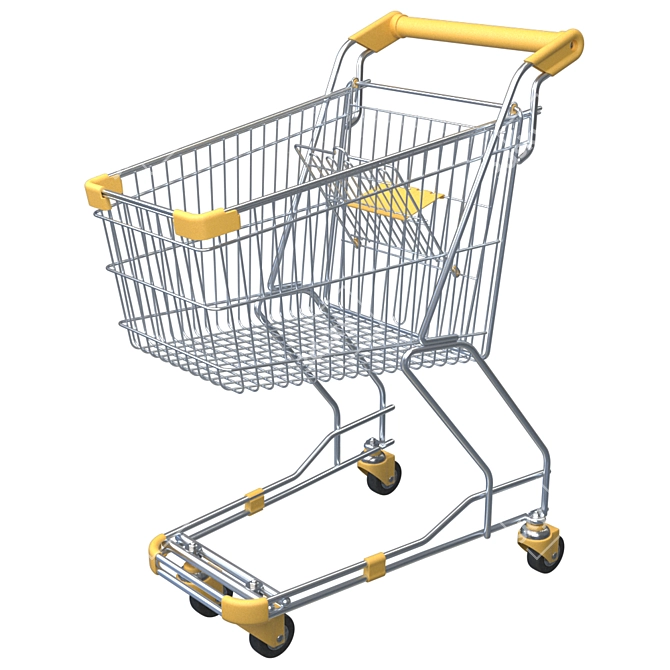 Title: Versatile Product Cart 3D model image 1