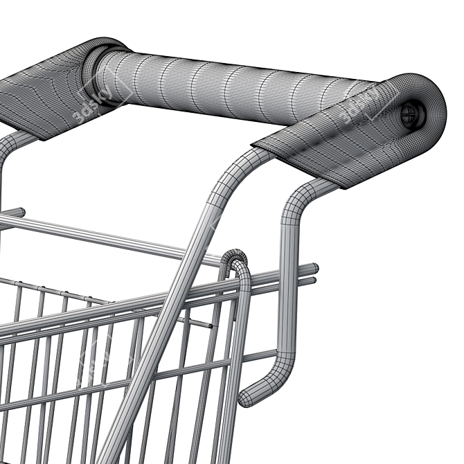 Title: Versatile Product Cart 3D model image 5