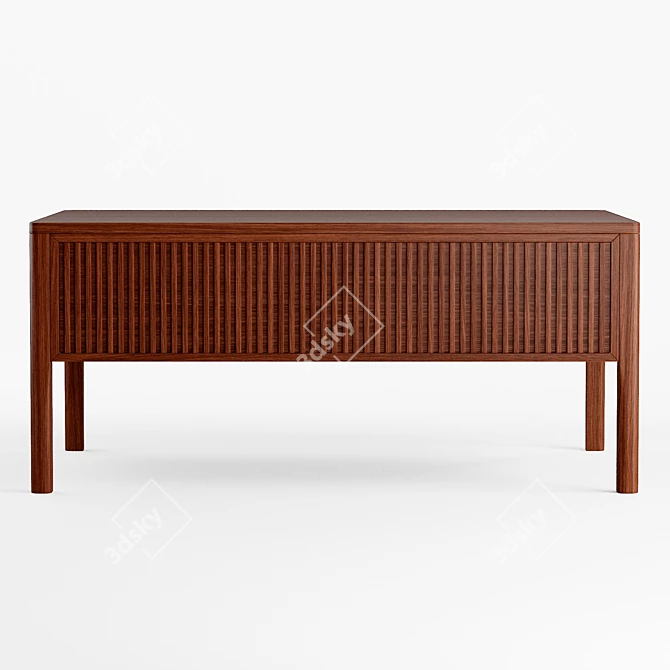 Mid-Century Lift-Top Coffee Table 3D model image 3