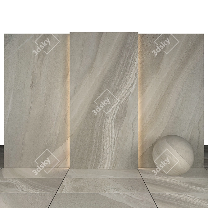 Arkon Gray Stone Slabs 3D model image 2