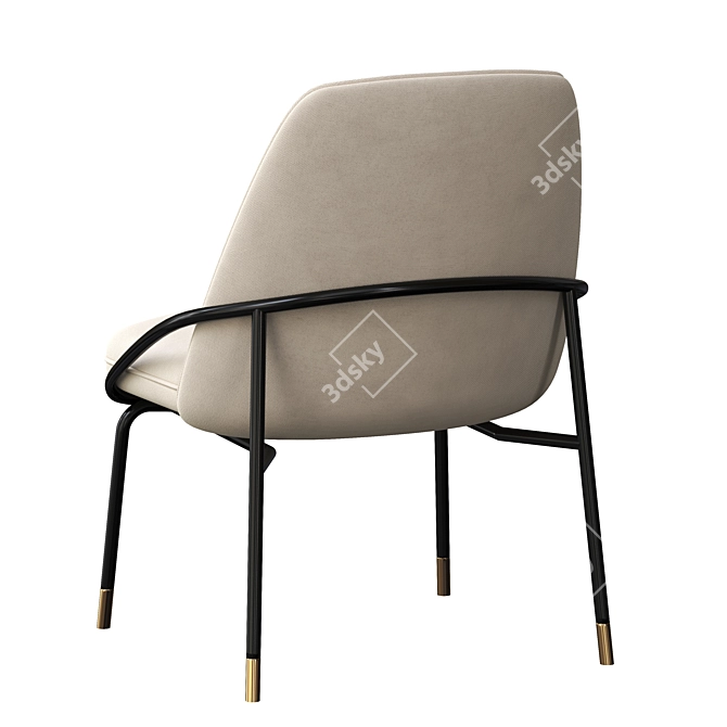 Contemporary Jackie Chair by Berto Salotti 3D model image 4