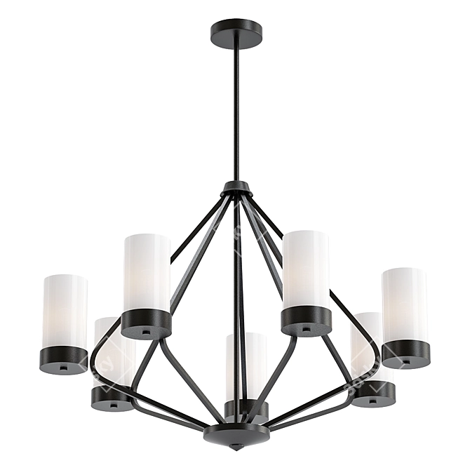 Elegant MED Chandelier 3D model image 1