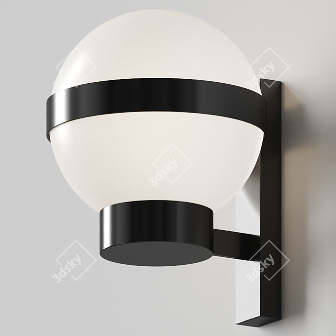 Barcino Glass W1 Wall Light 3D model image 1