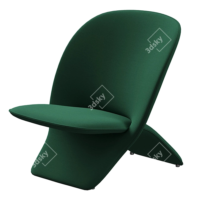 Elegant Artifort Niloo Chair 3D model image 14