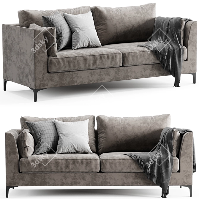 Elegant St Moritz Sofa: Timeless Comfort for Your Living Space 3D model image 1