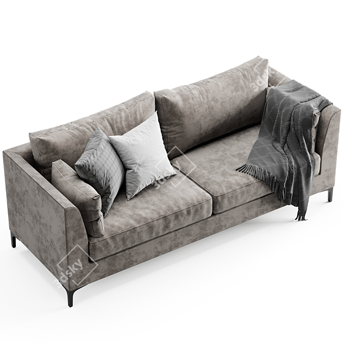 Elegant St Moritz Sofa: Timeless Comfort for Your Living Space 3D model image 4