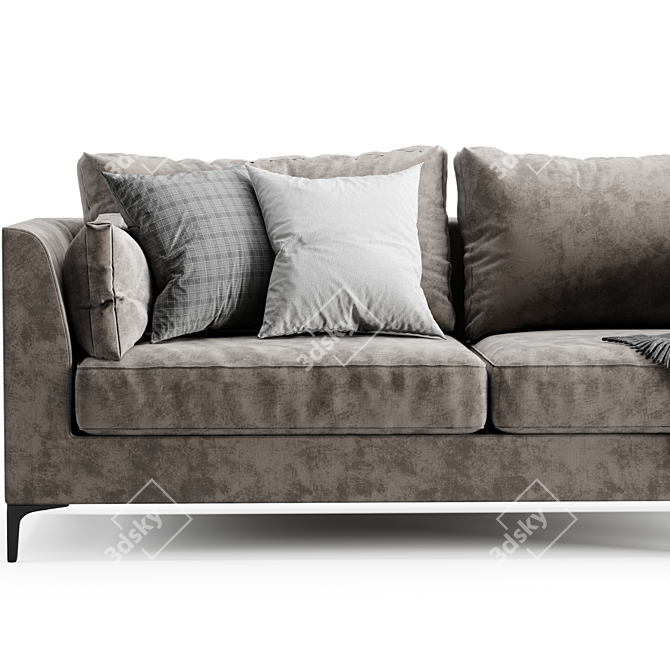 Elegant St Moritz Sofa: Timeless Comfort for Your Living Space 3D model image 5