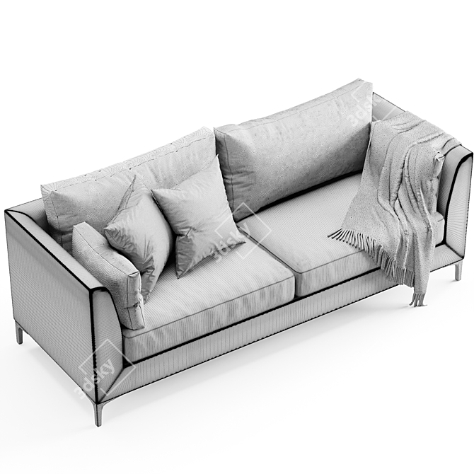 Elegant St Moritz Sofa: Timeless Comfort for Your Living Space 3D model image 6