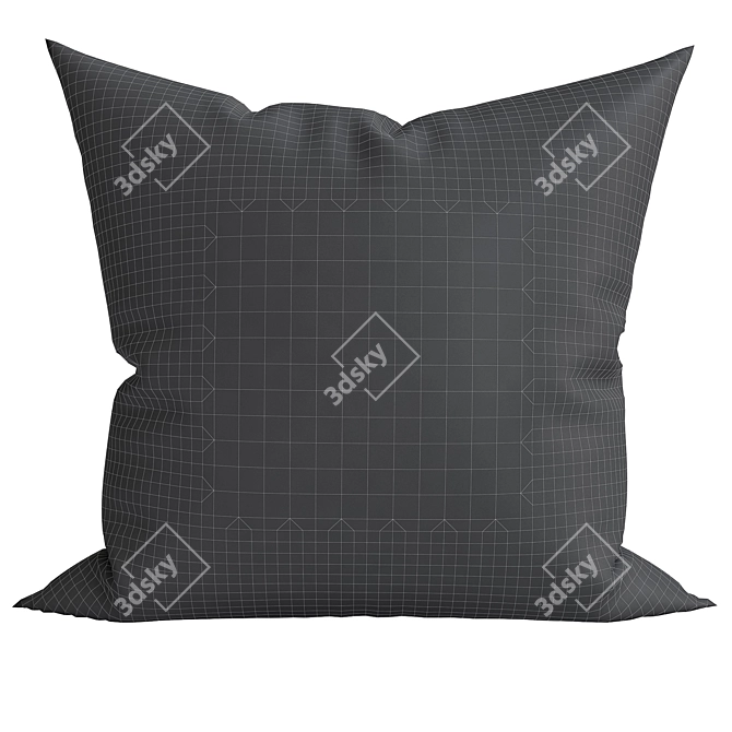 Luxury Texture Decorative Pillows 3D model image 4