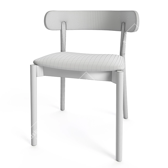 Sleek Montera SL CU Chair 3D model image 4