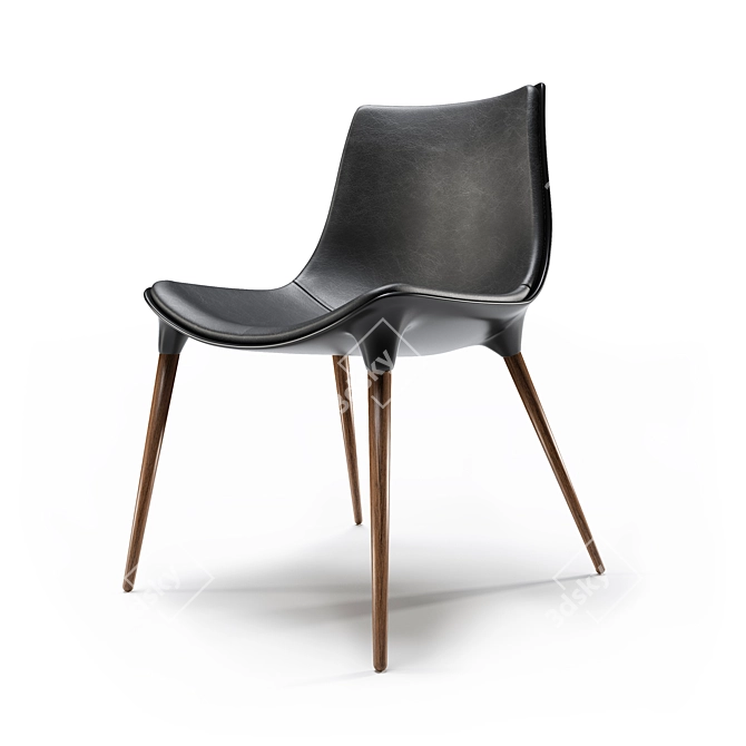 Stylish Modloft Dining Chair 3D model image 1