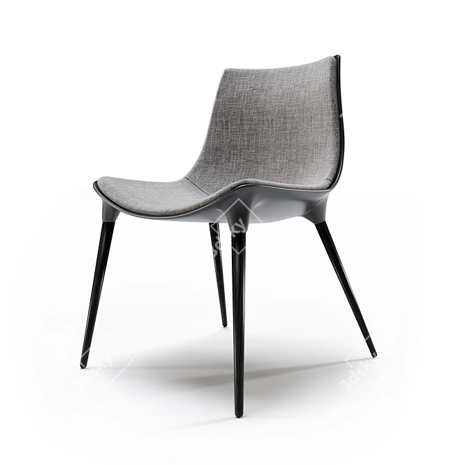 Stylish Modloft Dining Chair 3D model image 2