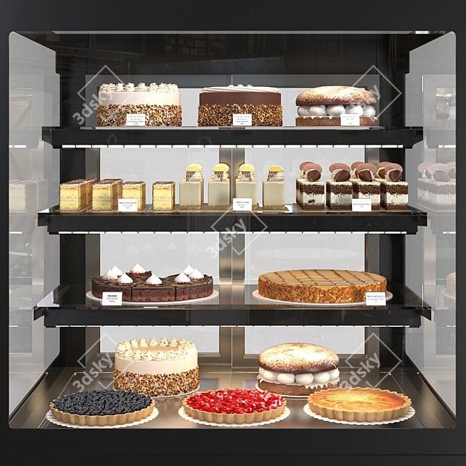 Delightful Evok Pastry Showcase: Showstopping Patisserie Collection 3D model image 2