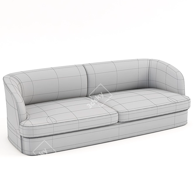 Luxury Italian Bampton Sofa 3D model image 4