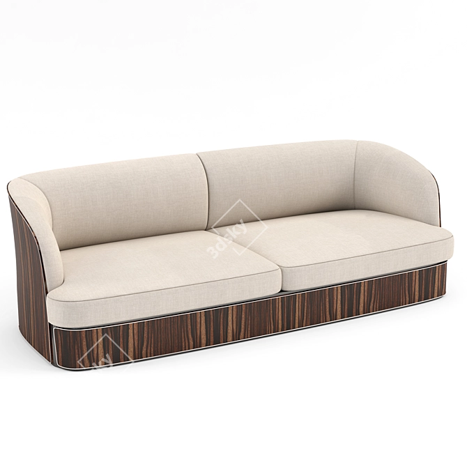 Luxury Italian Bampton Sofa 3D model image 5