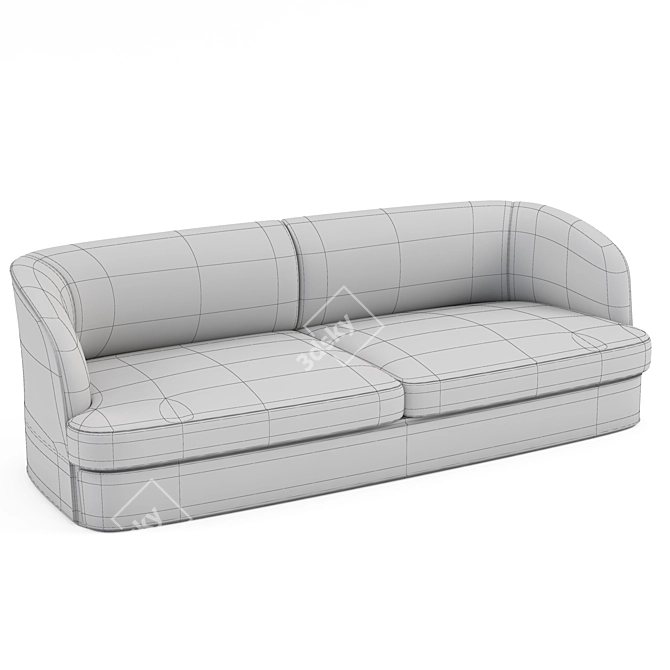 Luxury Italian Bampton Sofa 3D model image 13