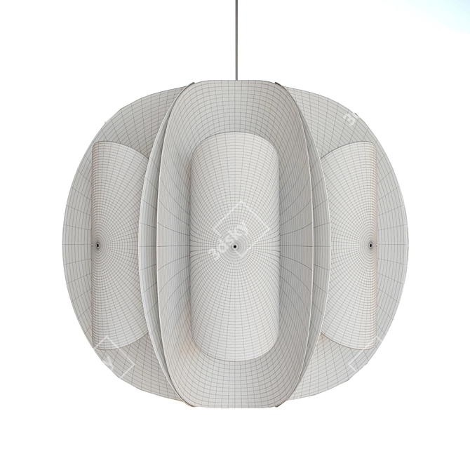  TRUBBNATE Hanging Lamp - Creates Beautiful Shadow Play 3D model image 5