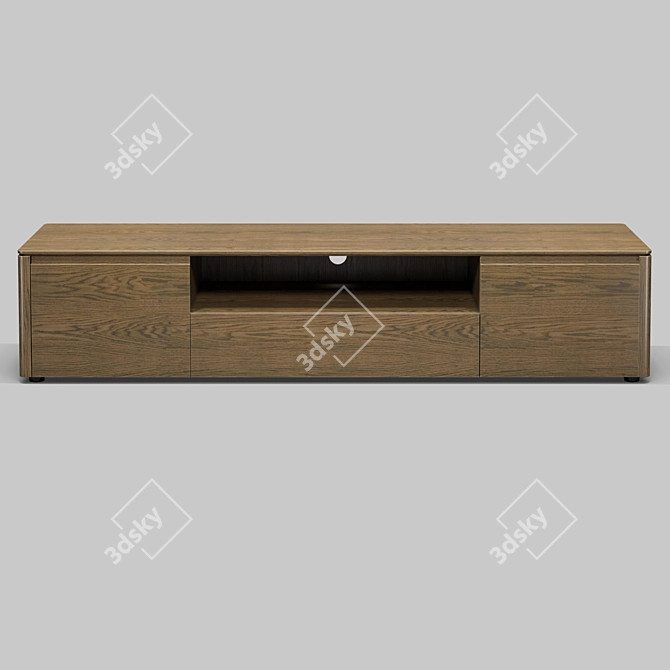 PATERNA TV Stand: Stylish & Spacious 3D model image 2