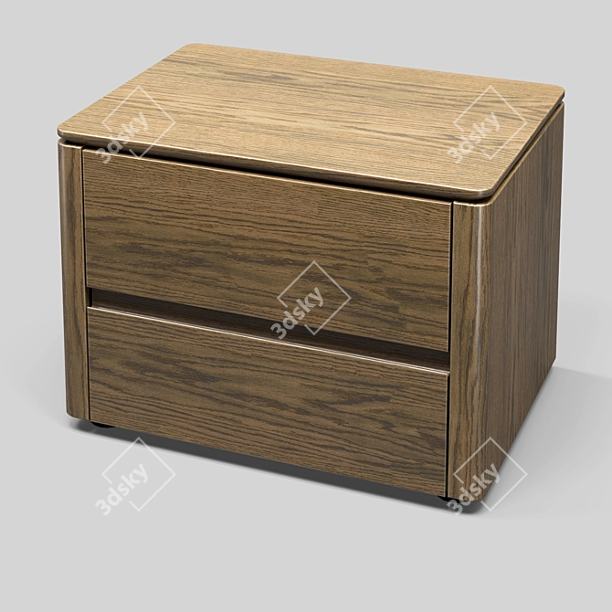 PATERNA Bedside Table: MOD Interiors 3D model image 1