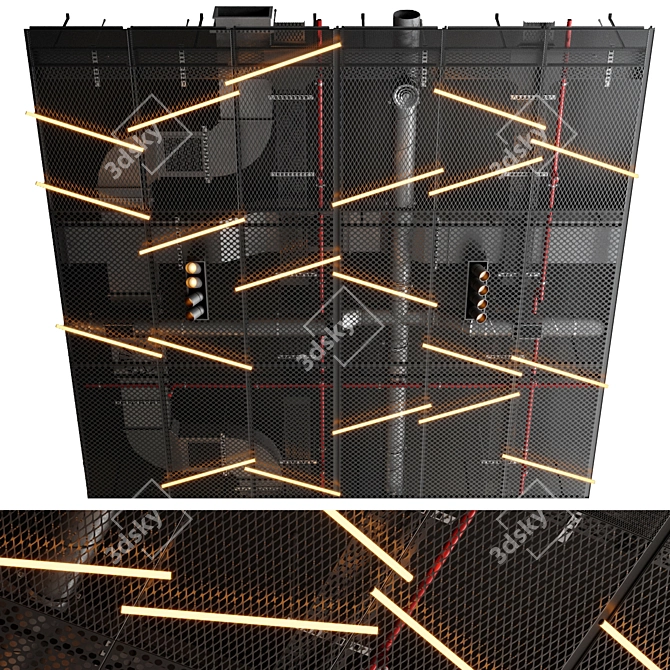 SAS International 4: Suspended Ceiling Solution 3D model image 1