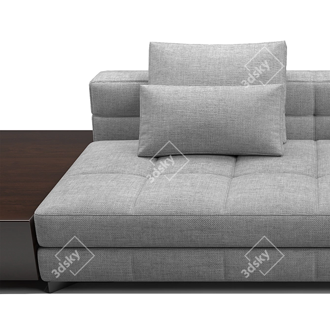 Sleek Minotti Blazer Sofa 3D model image 3