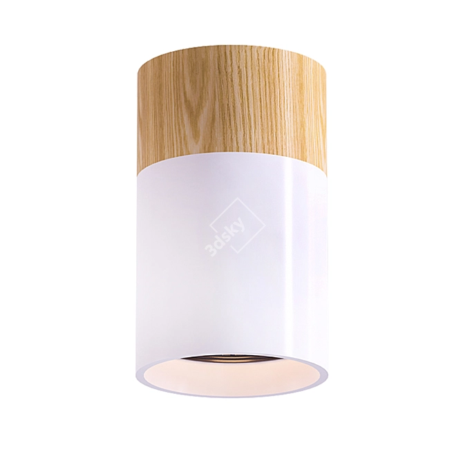 Wood Ceiling Lamp 2014 3D model image 3