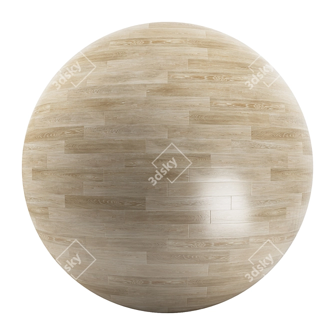 Patterned Parquet Flooring Collection 3D model image 1