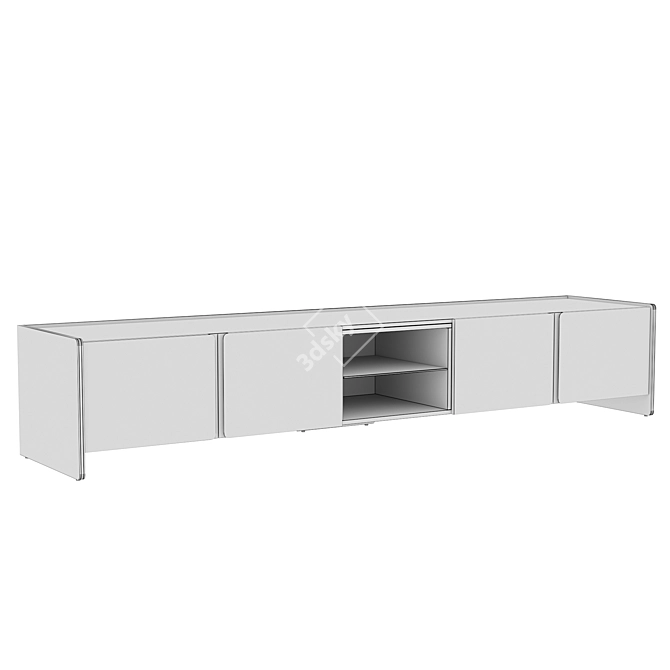 Modern Havasu TV Stand 3D model image 5