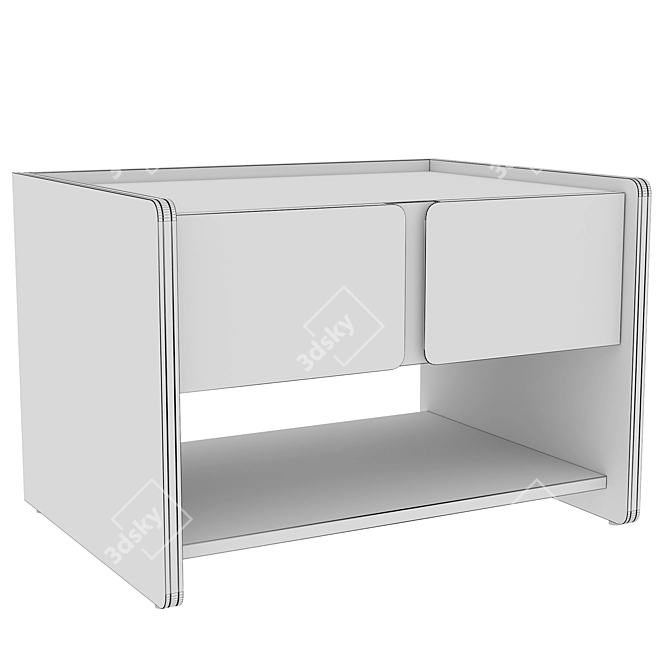Modern Havasu I Bedside Table 3D model image 5