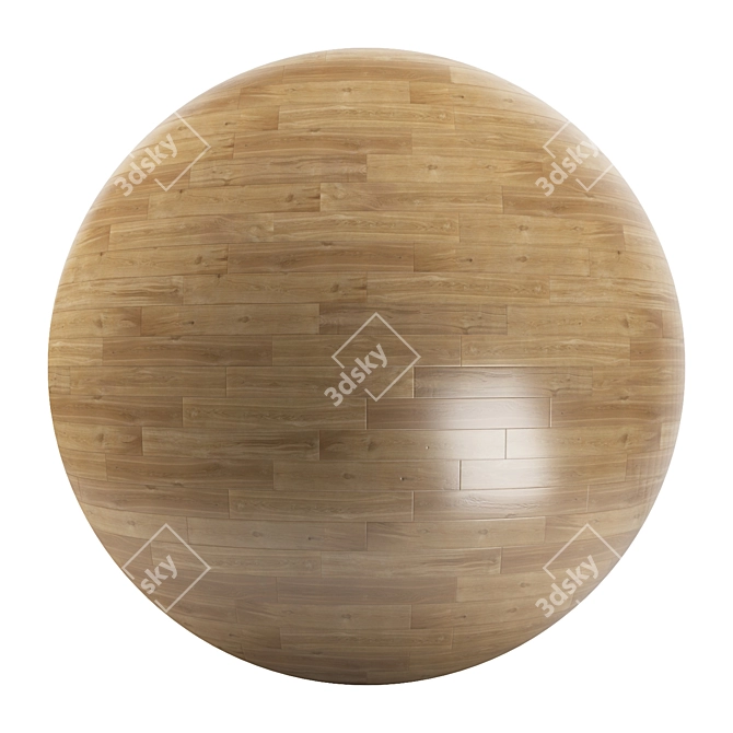 Parquet 58: Standard & Herringbone Patterns, 12 Planks, PBR/4k, Multiple Formats 3D model image 1