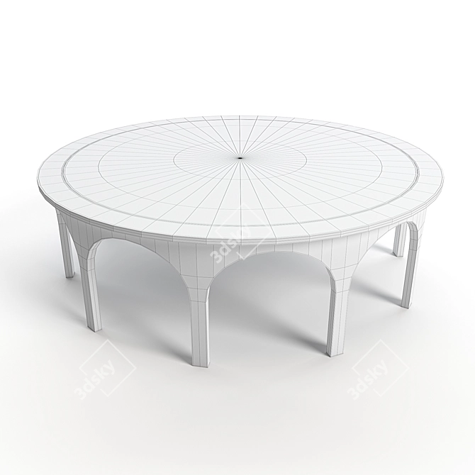 Luxury Constellation Coffee Table 3D model image 3