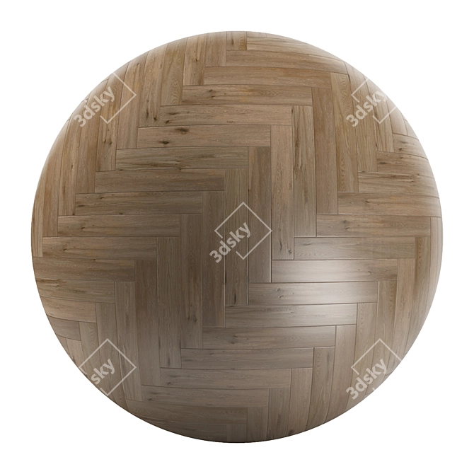 Parquet 63: Standard & Herringbone Patterns 3D model image 2