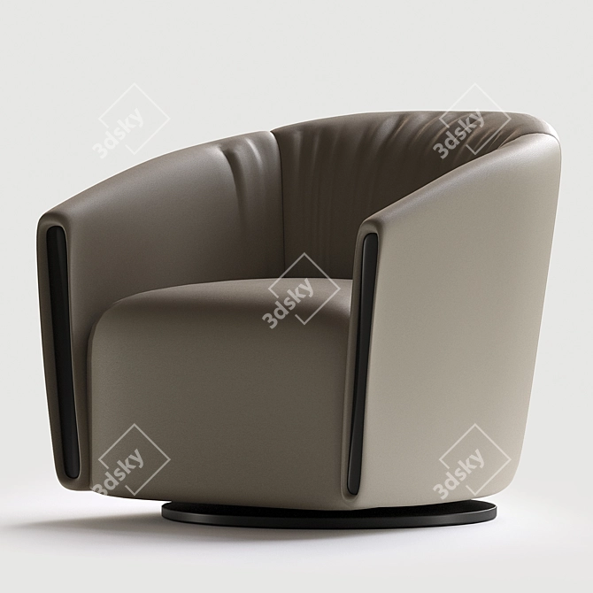 Modern Bodo Armchair: Comfortable Elegance 3D model image 2