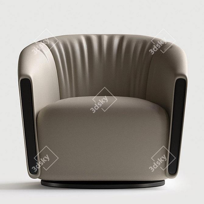 Modern Bodo Armchair: Comfortable Elegance 3D model image 3