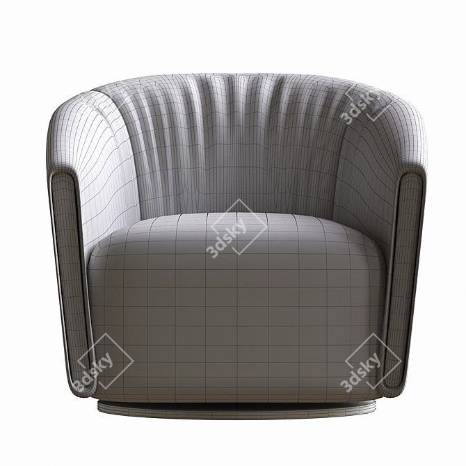 Modern Bodo Armchair: Comfortable Elegance 3D model image 4