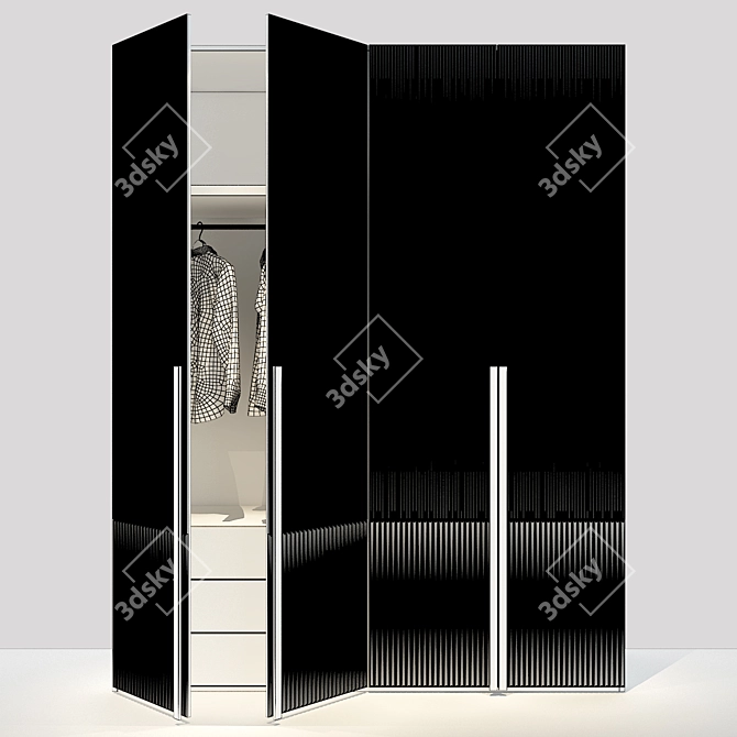 Elegant Storage Solution 3D model image 2