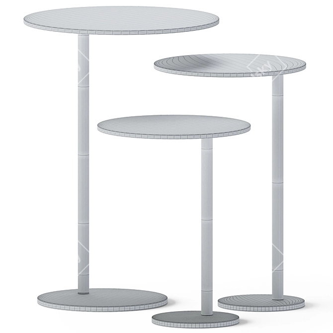 Elegant Planeta Tables by RiFRA 3D model image 2