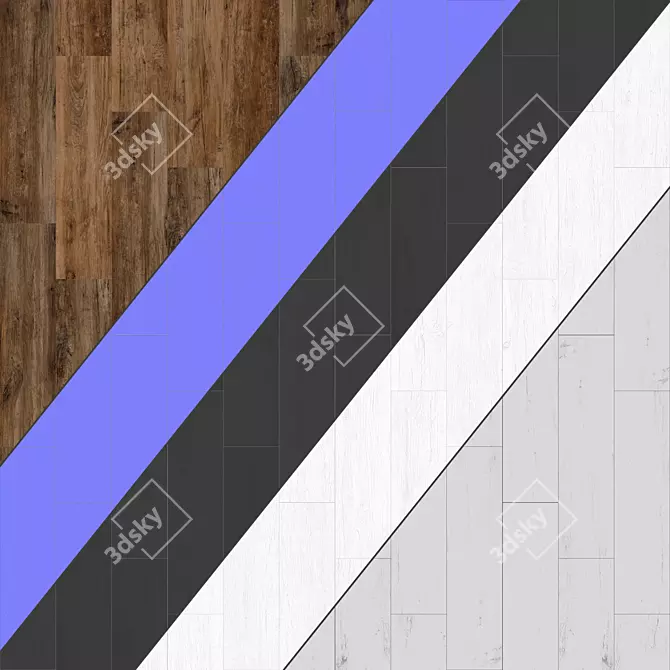 Parquet 67: 4k Seamless Herringbone Flooring 3D model image 3