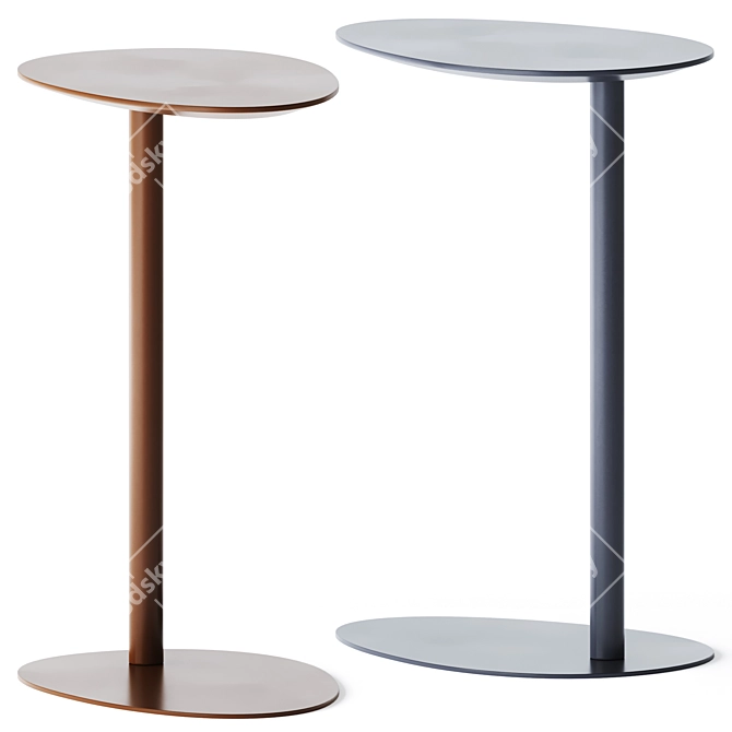 NEWTOM Side Table: Sleek & Stylish! 3D model image 2