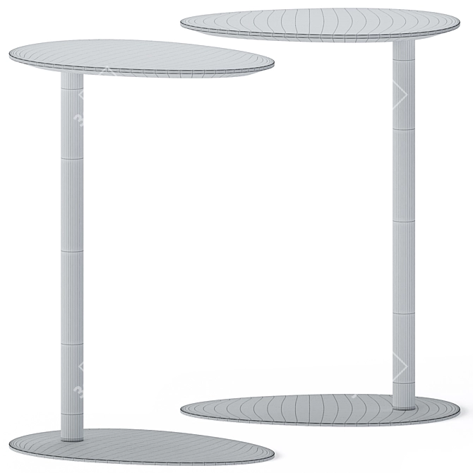 NEWTOM Side Table: Sleek & Stylish! 3D model image 3