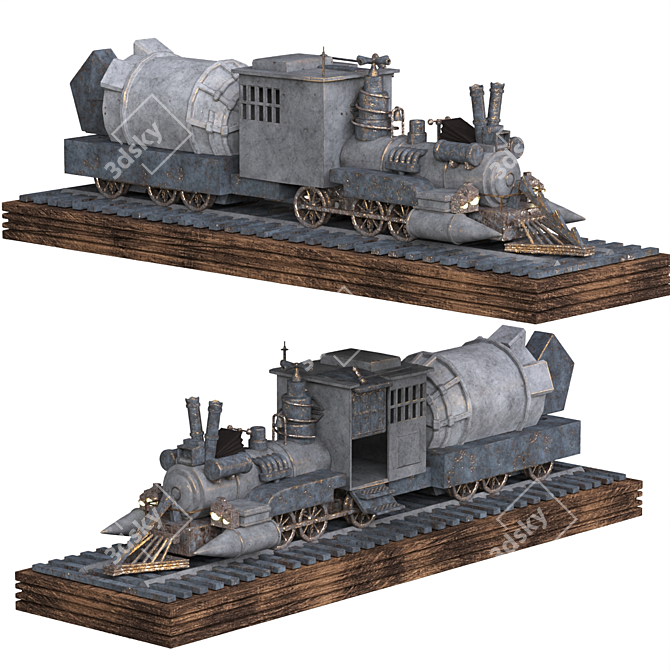 Dimensions: 1255.44 x 1140.96 x 415.9 mm 3D model image 1