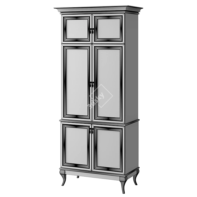 MK-64 Cabinet 414.1: Elegant and Functional 3D model image 2