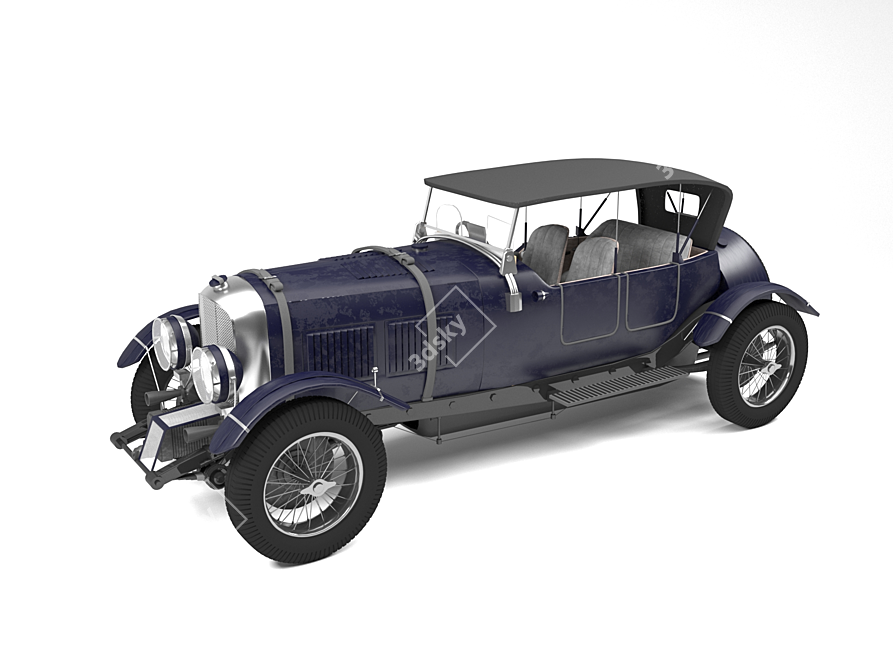 Retro Ride: Bentli_1929 3D model image 1
