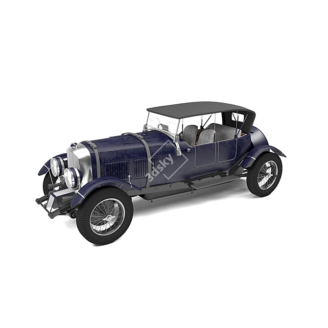 Retro Ride: Bentli_1929 3D model image 4