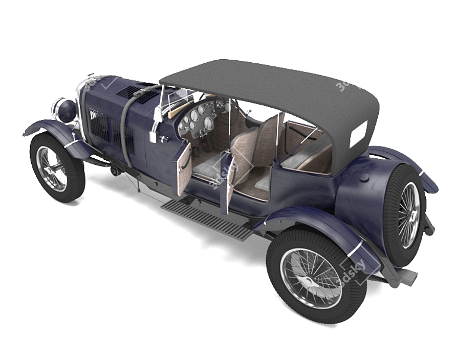 Retro Ride: Bentli_1929 3D model image 11