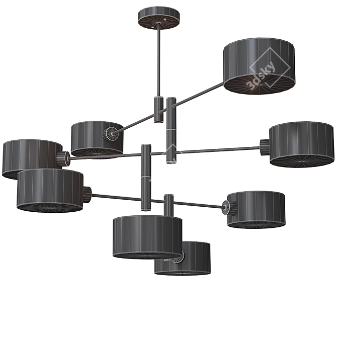 Elegant Lumion Ashley 3742 Ceiling Chandelier Set 3D model image 5