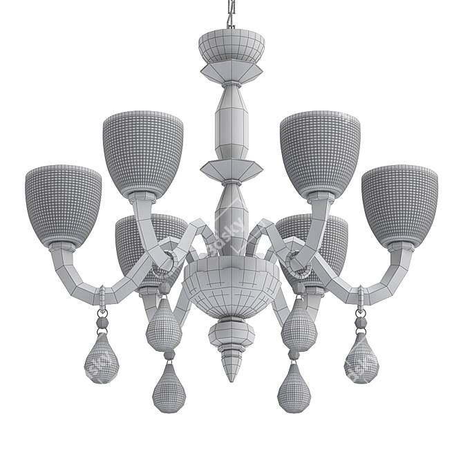 Odeon Pirea Pendant Chandelier 3D model image 2