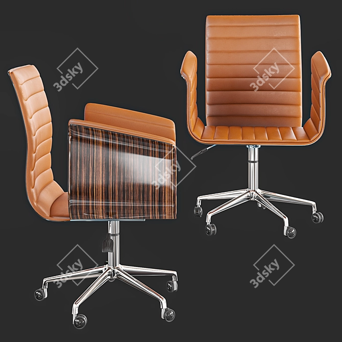 Premium Conference Chair: Elegant, Comfortable & Durable 3D model image 2