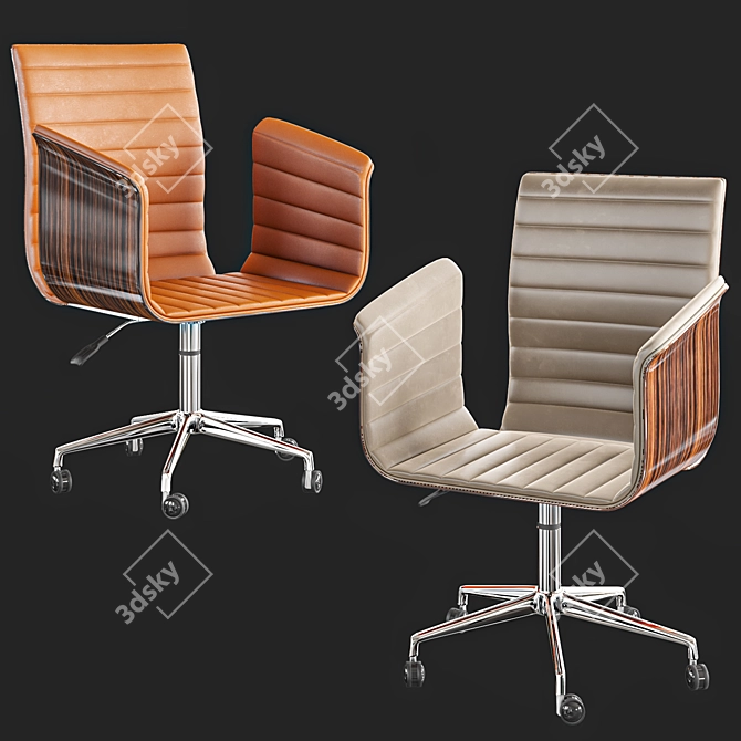 Premium Conference Chair: Elegant, Comfortable & Durable 3D model image 4