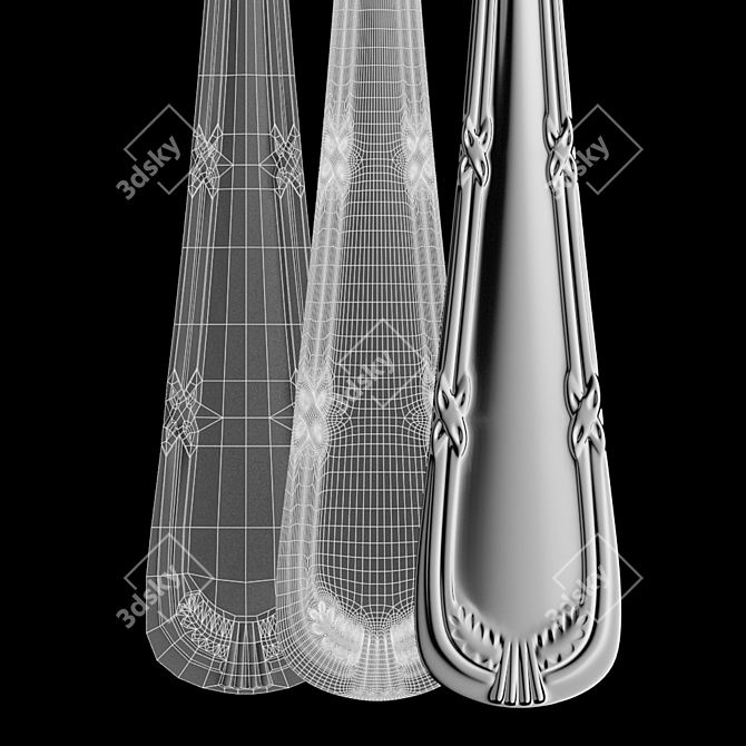 Exquisite Hepp Cutlery Sets 3D model image 6